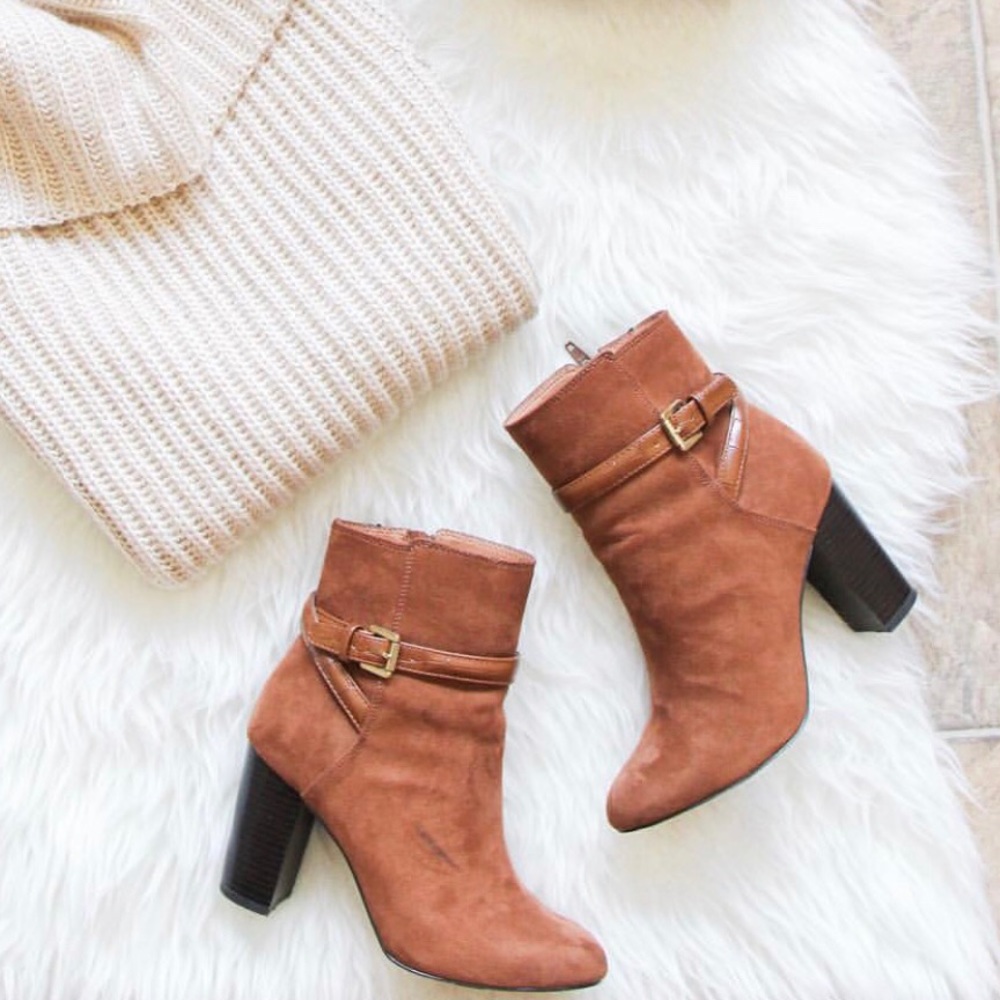Brown booties
